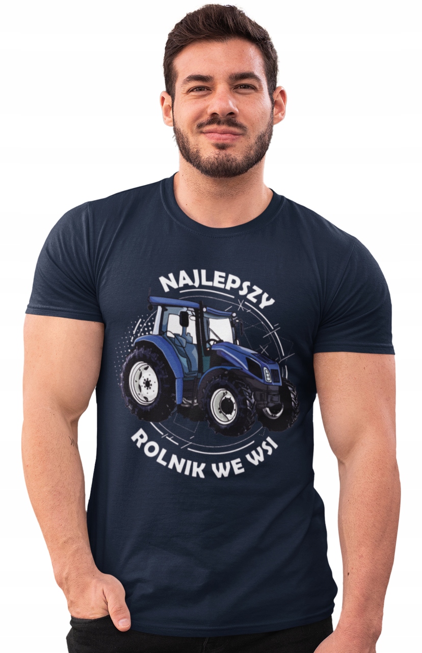 

Koszulka Męska T-shirt Ciągnik Traktor Różne