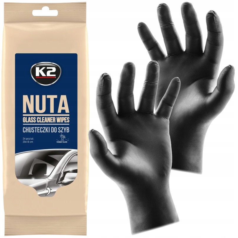 

K2 Nuta Chusteczki 25szt Do Mycia Szyb I Luster Re