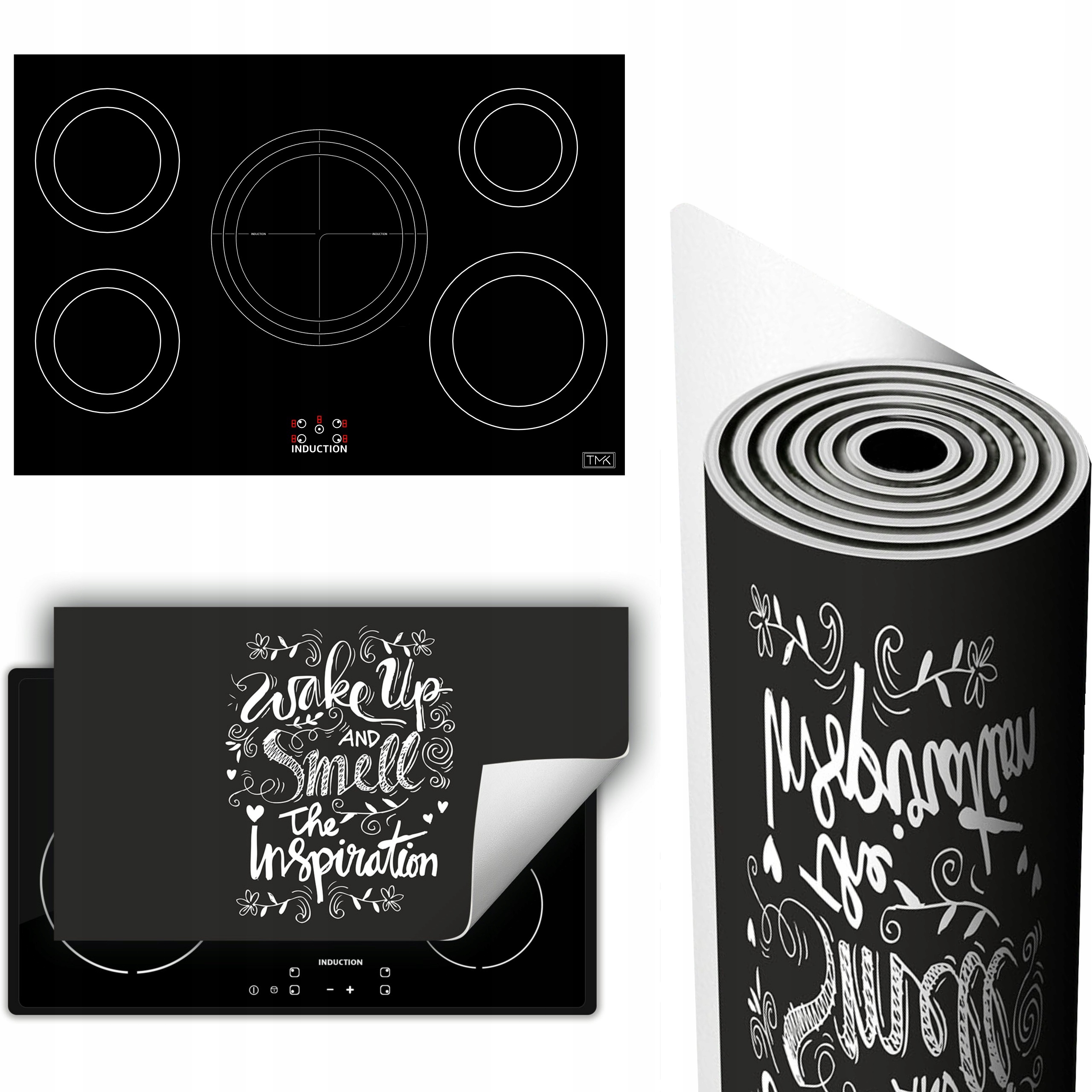Vinylová Podložka Na Ochranu Kuchyňské Desky 90x52 nápis