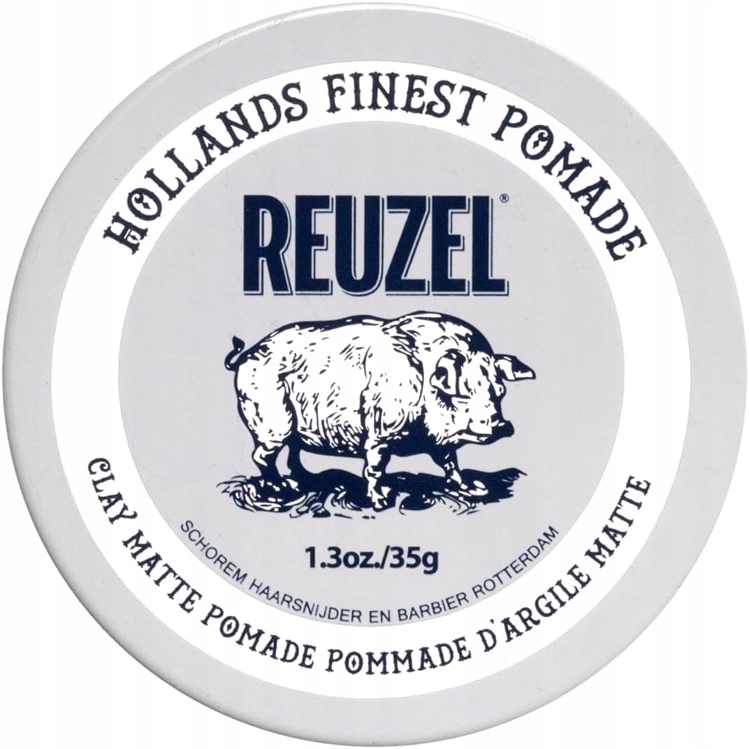 Reuzel Clay Matte Pomade střední úchopová matná povrchová úprava 35 ml