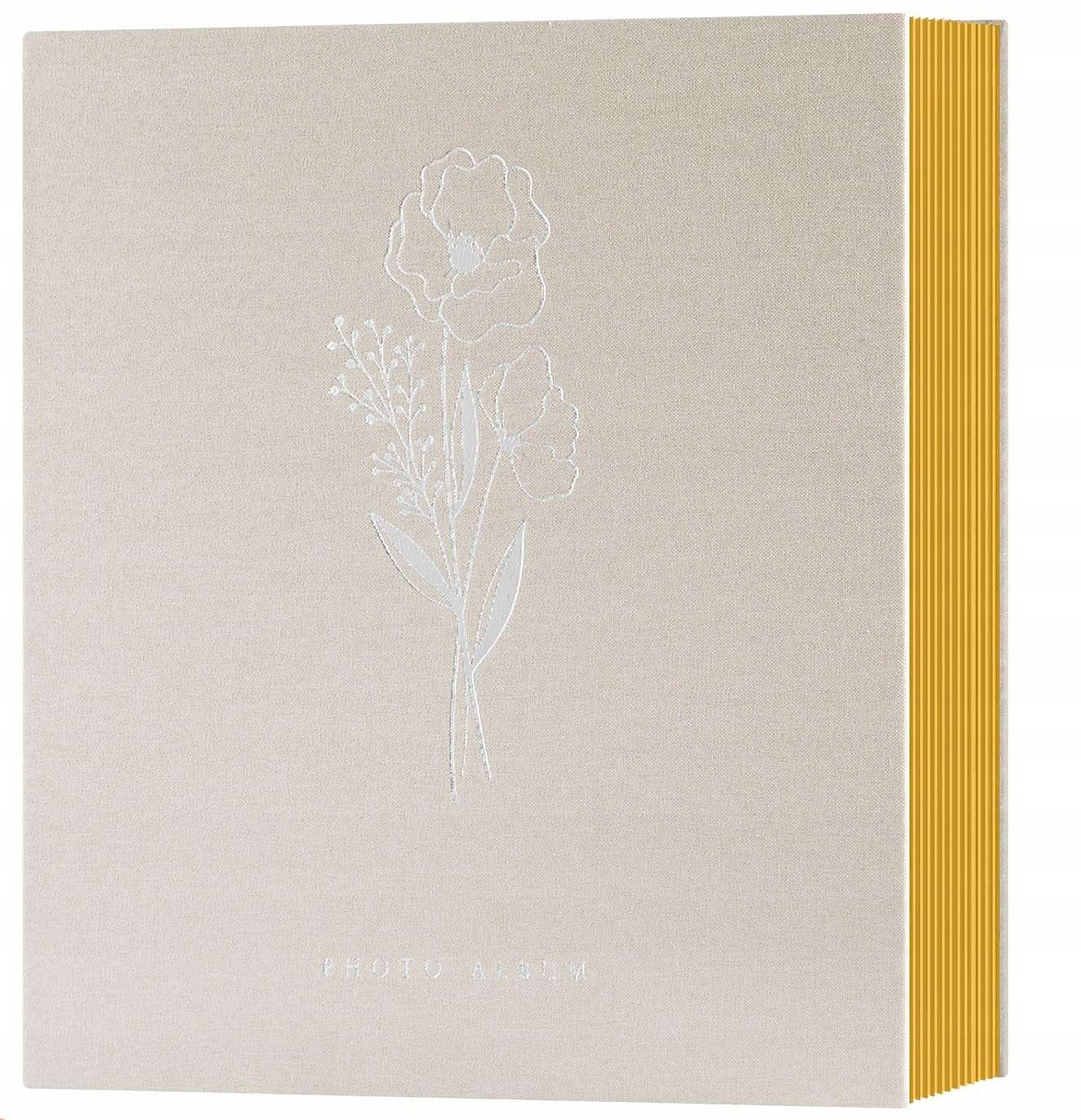 Lanpn Samoprzylepny album na zdjęcia 40 stron 29x27,3x4,2 cm beżowy