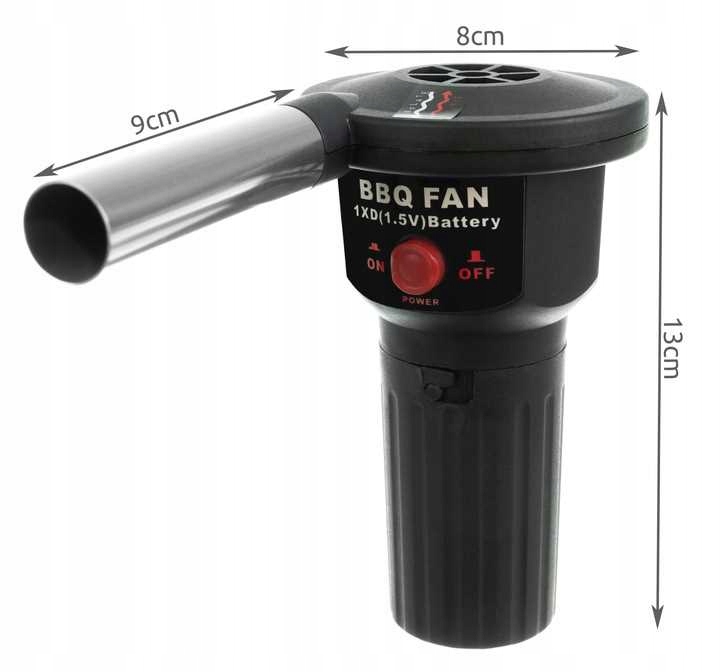 Dmuchawa elektryczna do rozpalania grilla KAMINER Stan opakowania oryginalne