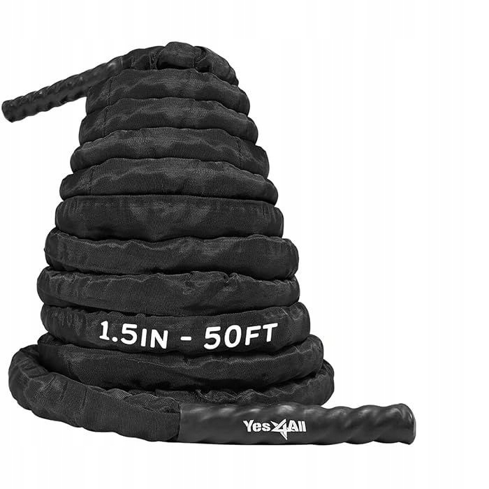Lina Do Ćwiczeń Fitness Crosffit Treningowe Powerband Battle Rope 12kg 15 m