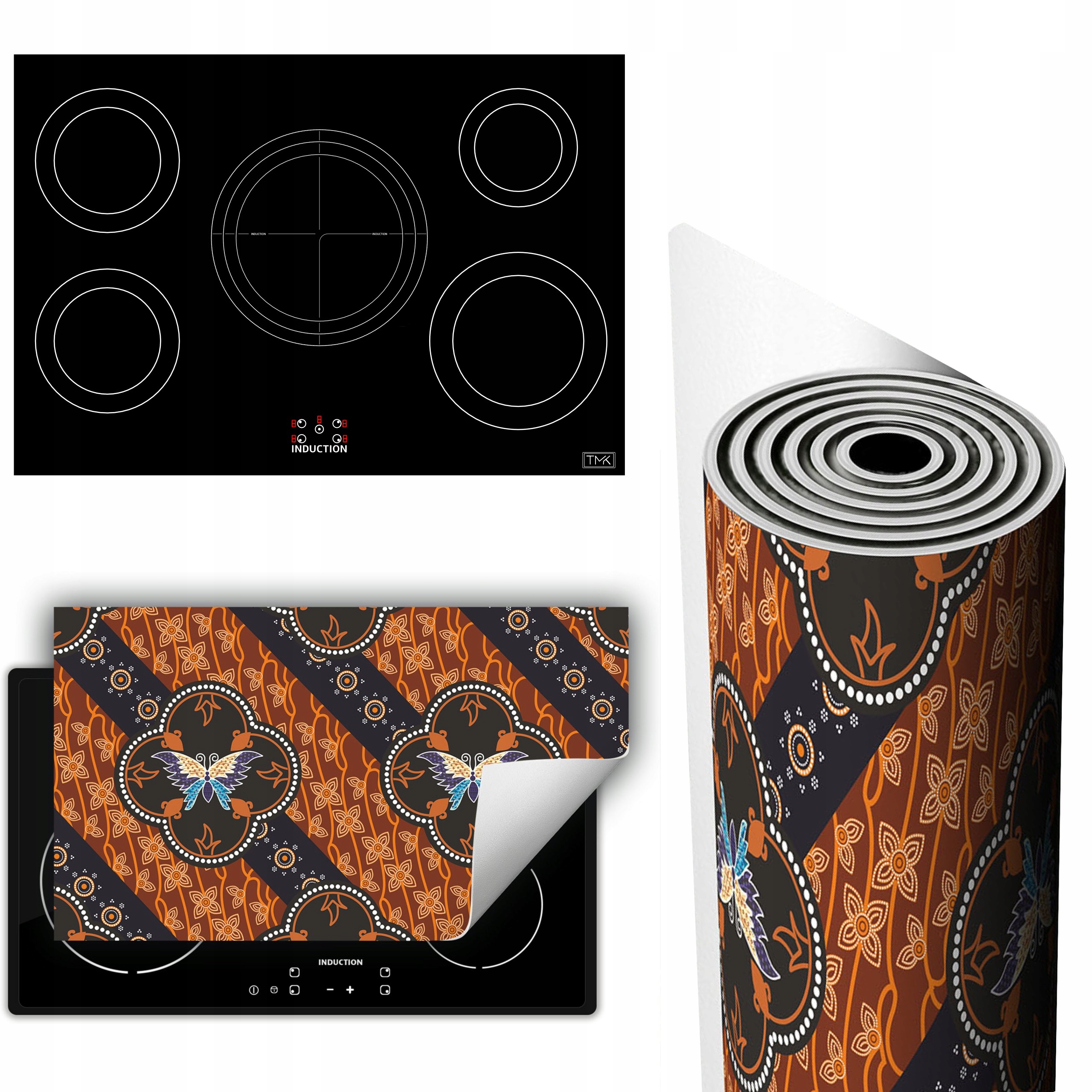 Vinylová Podložka Ochrana Kuchyňské Desky 90x52 motýl