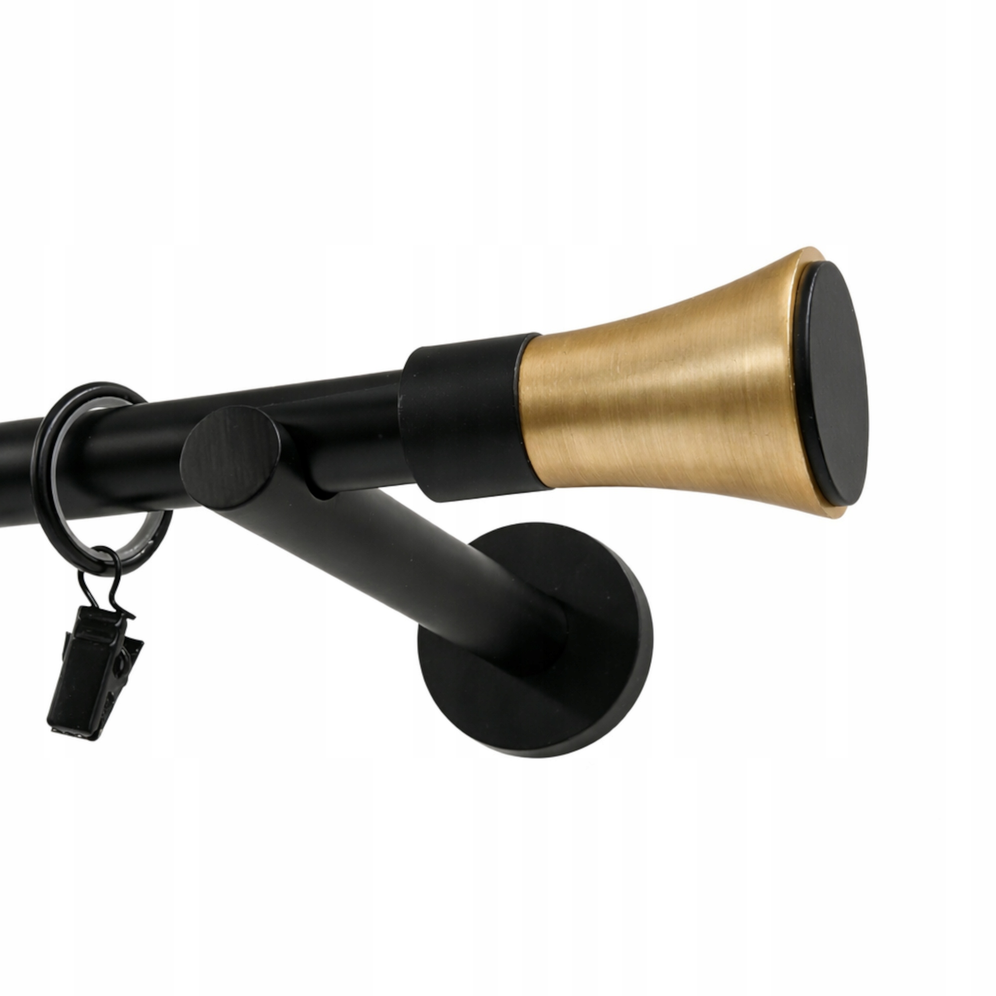 Jednoduchá garnýž Kovový 19 mm Trapez Gold 320 cm