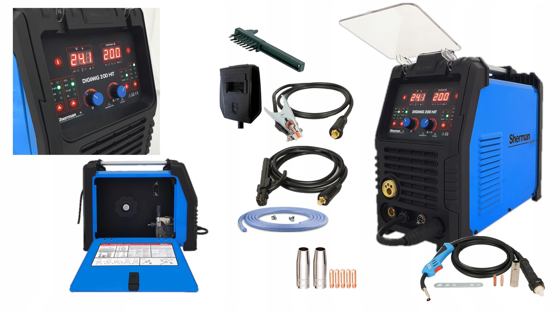 Spawarka półautomat Migomat Sherman Digimig 200 synergia Mig