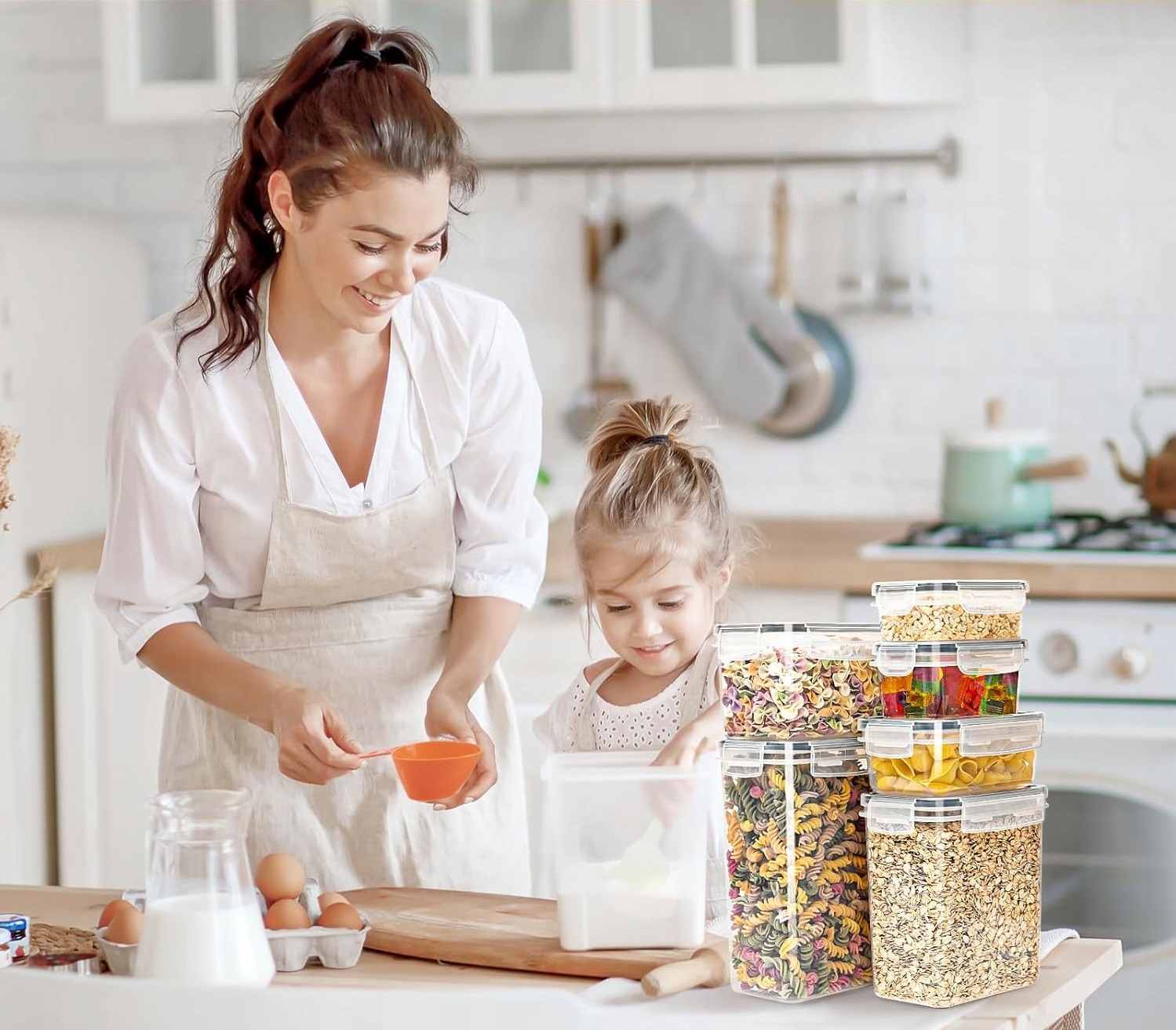 x28 HERMETYCZNE PUDEŁKA NA ŻYWNOŚĆ PLASTIKOWE POJEMNIKI SZCZELNE + GRATIS Pojemność 33.33 l