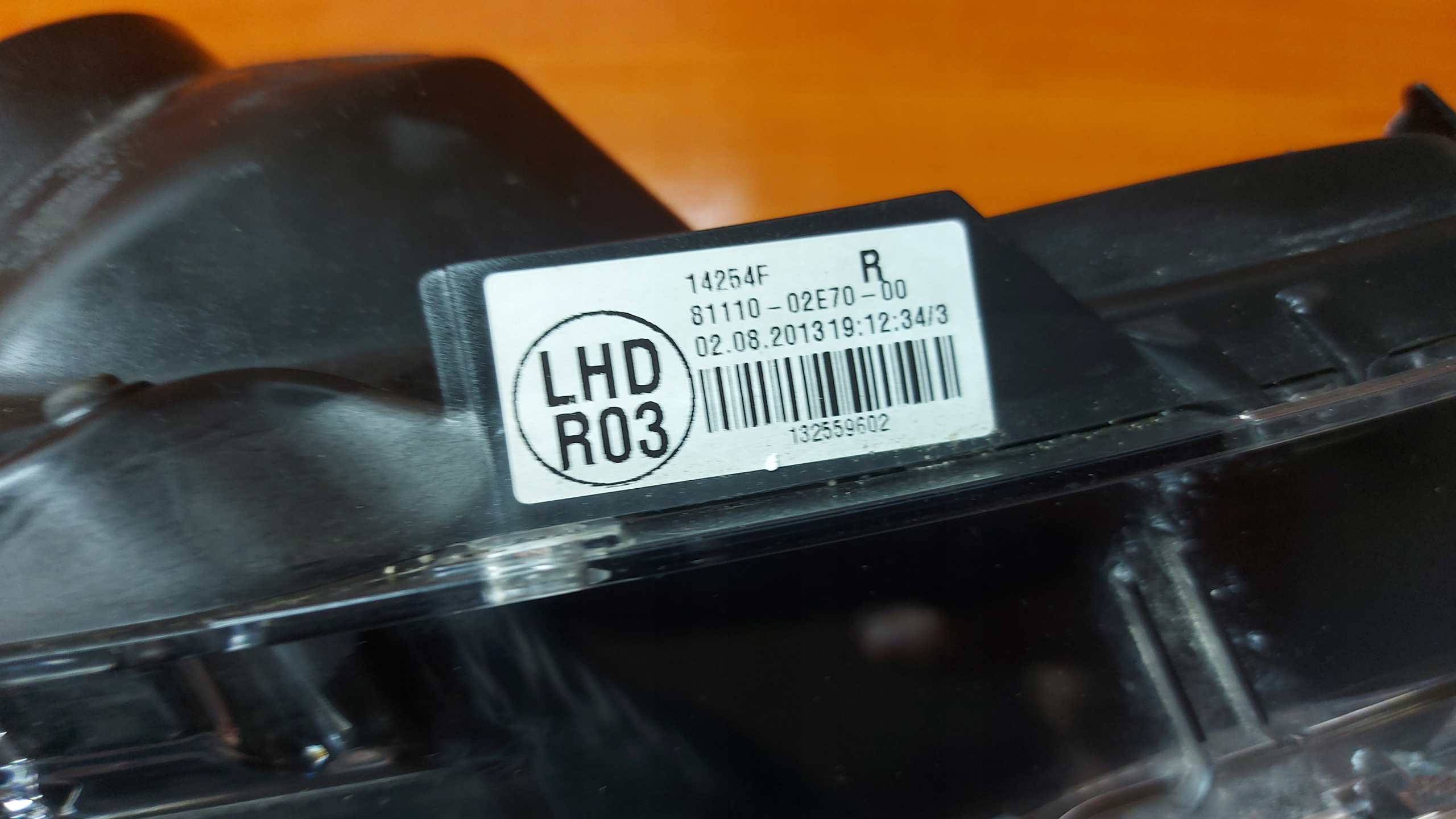 REFLEKTOR Licht rechts rechts vorne TOYOTA COROLLA E16 E18 13-16
