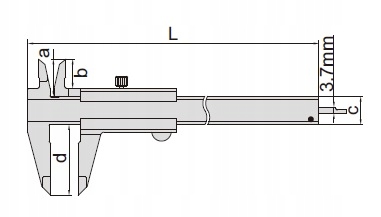 INSIZE suwmiarka analogowa 150/0,05 mm 1205-150S Kod producenta 1205-150S