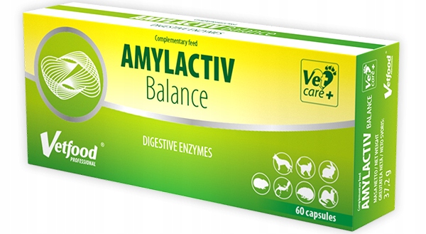 Levně Vetfood Amylactiv Balance 60 kapslí