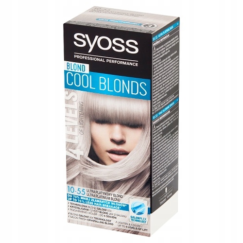 Promocja Syoss Cool Blonds rozjaśniacz 10-55 wyprzedaż przecena