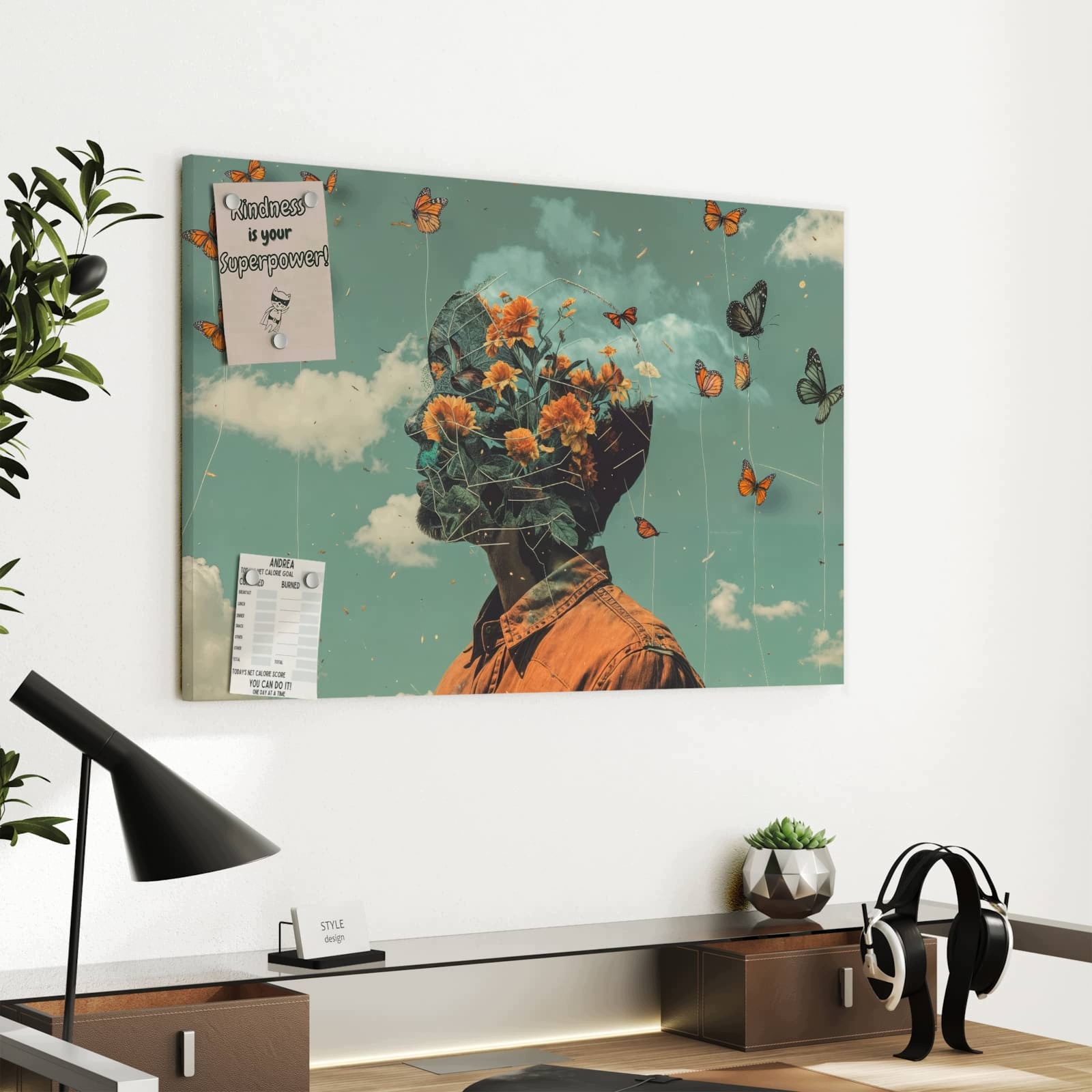Magnetická tabule Příroda Vize 60 × 40 cm