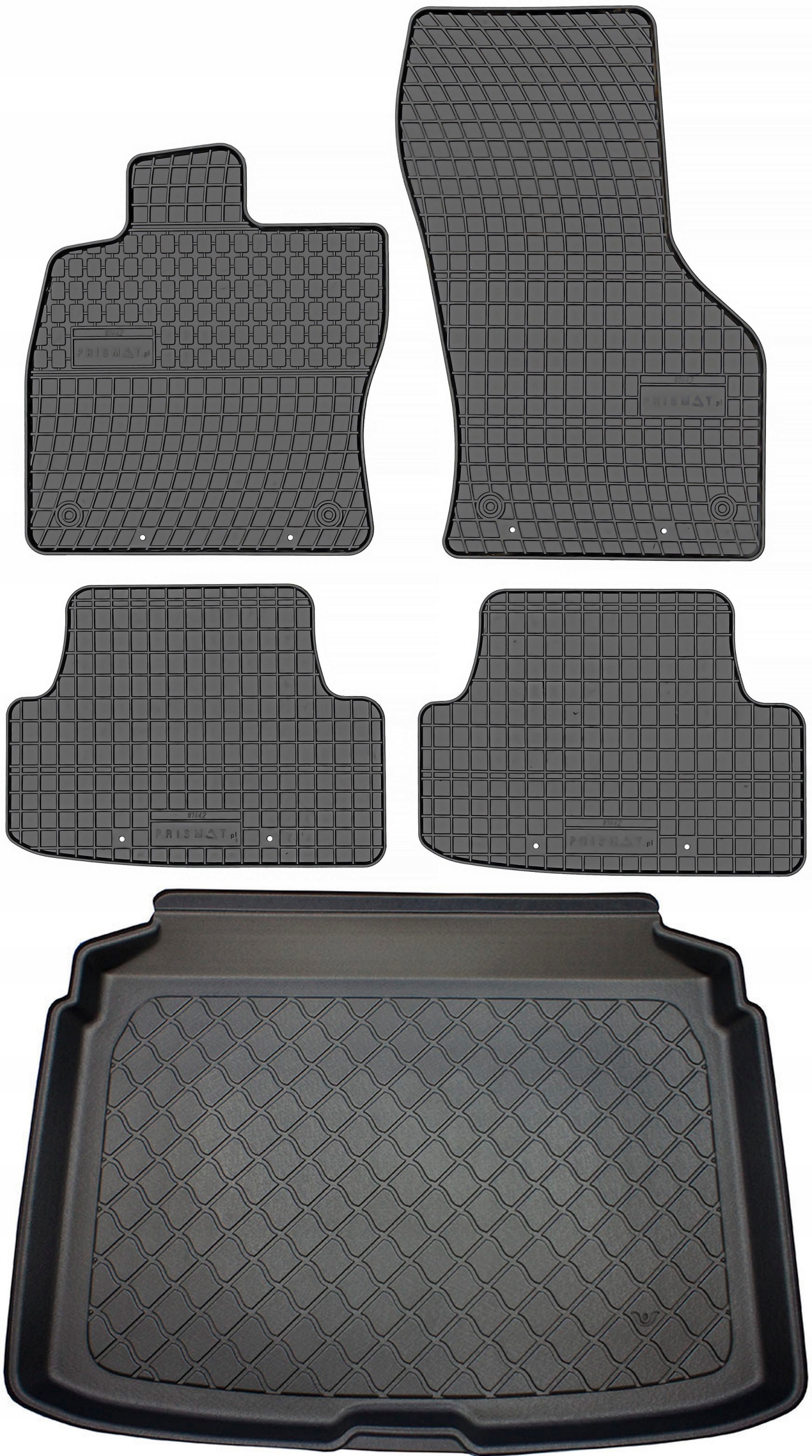 Audi A3 III 8V Hatchback od roku 08.2012-03.2020 Sada Koberce batožinový priestor