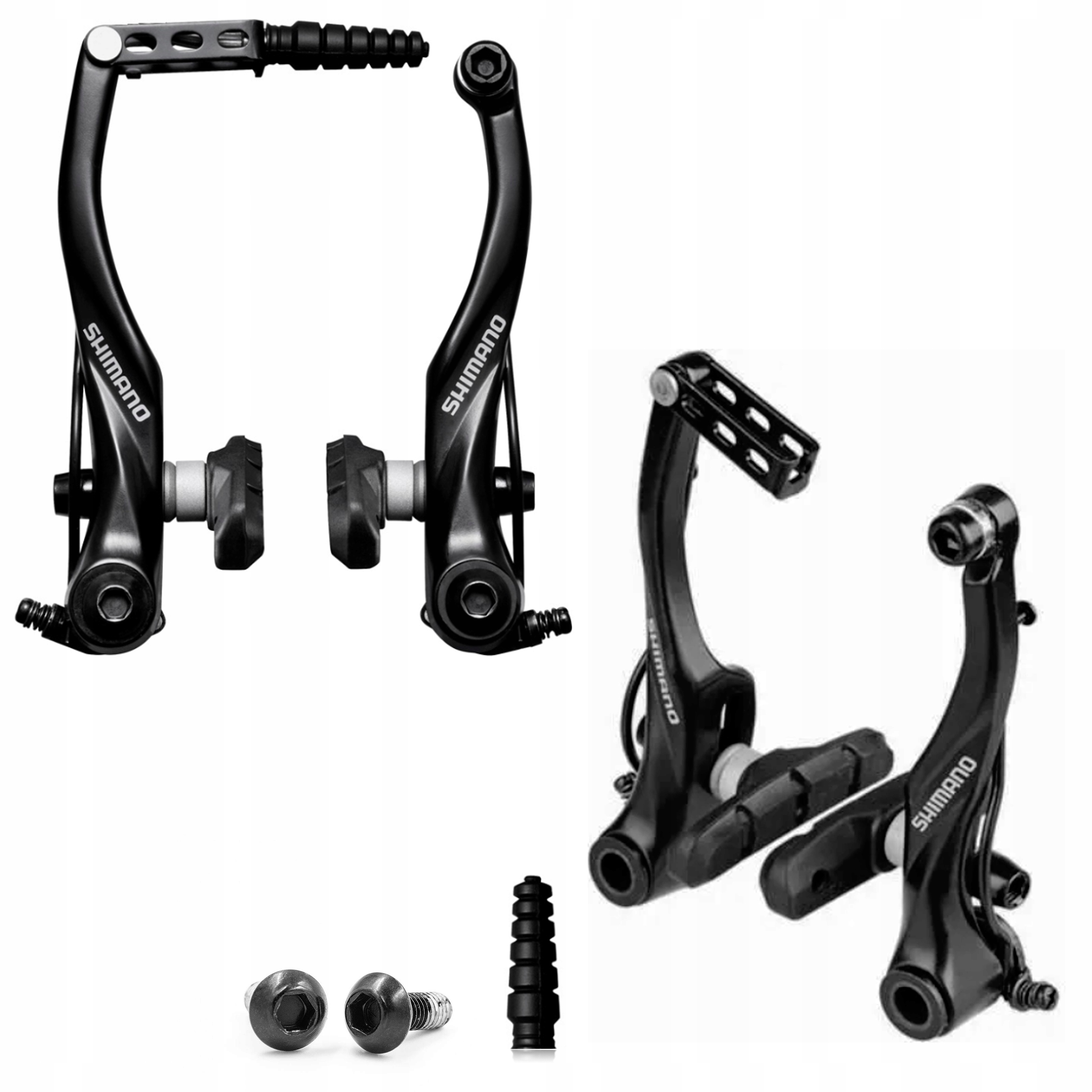 Szczęki hamulcowe Uniwersalne Przód Tył Shimano Alivio BR-T4000 V-brake