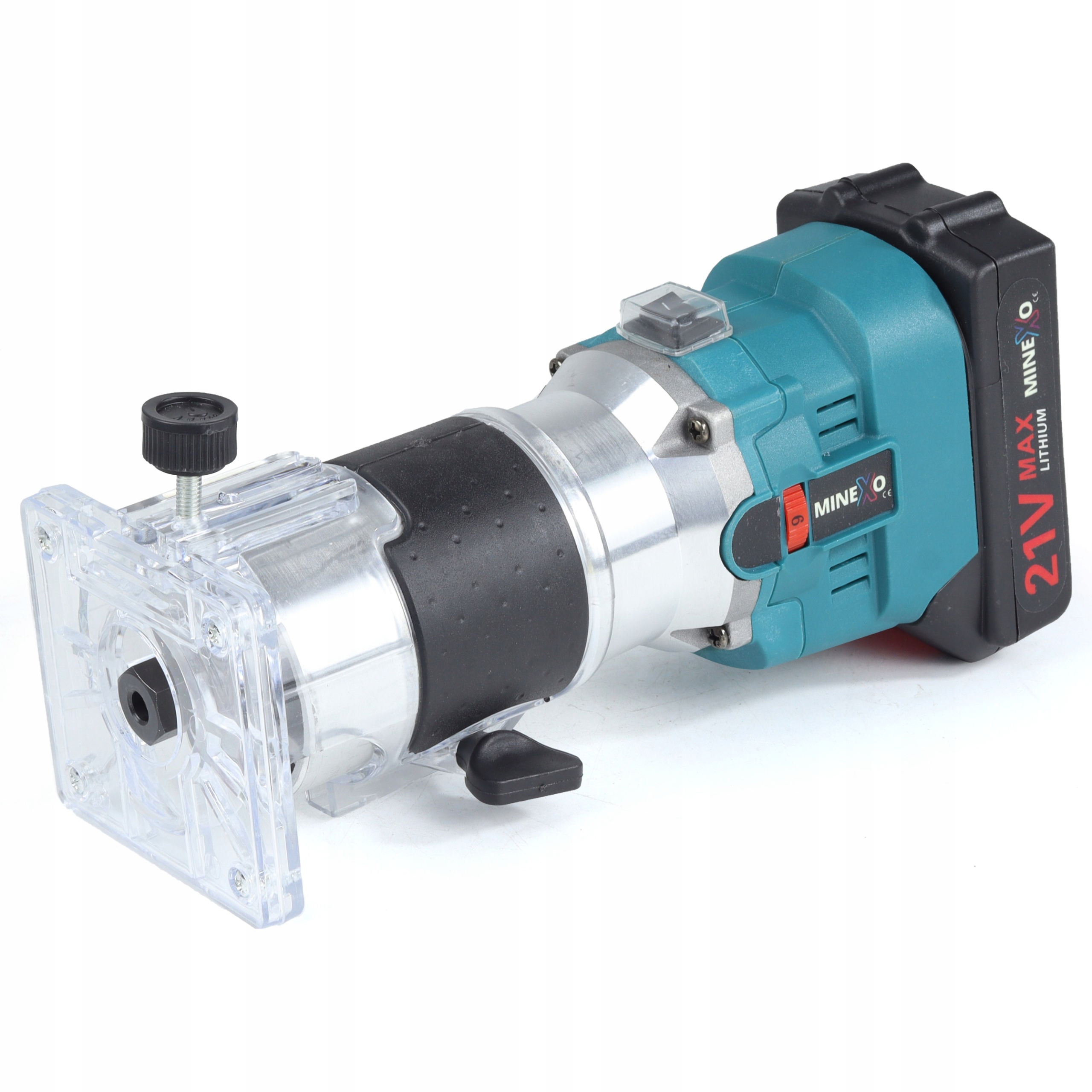 FREZARKA GÓRNOWRZECIONOWA do drewna pionowa 30000 RPM bezprzewodowa + 2xAKU Marka MINEXO