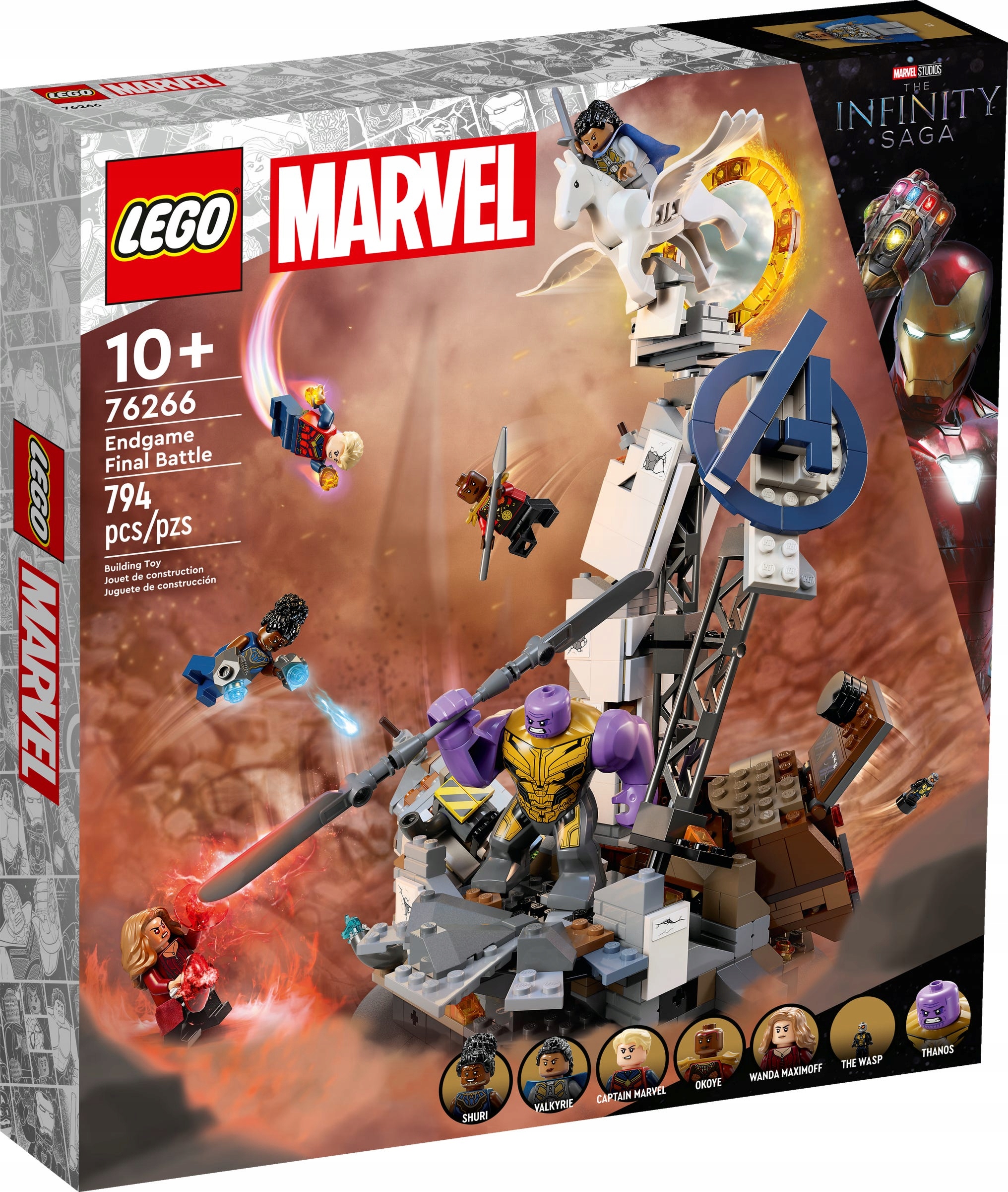 Lego 76266 Marvel Heroes Konec hry závěrečná bitva