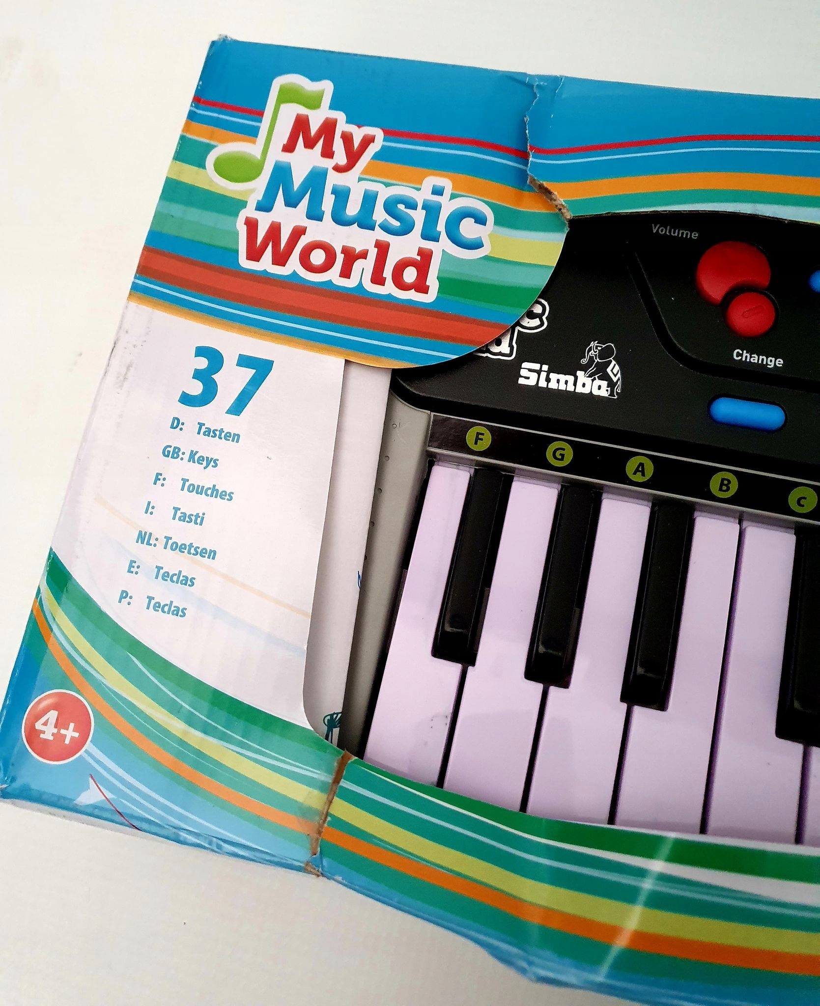 Pianinko Simba dla dzieci Wiek dziecka 4 lata +