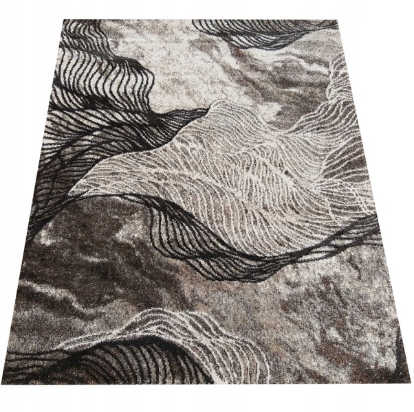 Dywan brązowy 240x330 cm nowoczesny abstrakcyjny Panamero 11