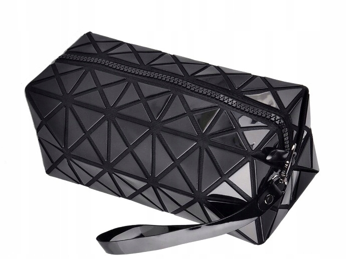 Kuferek kosmetyczka wodoodporna diamentowa piórnik Czarna uchwyt torebka Kod producenta E8