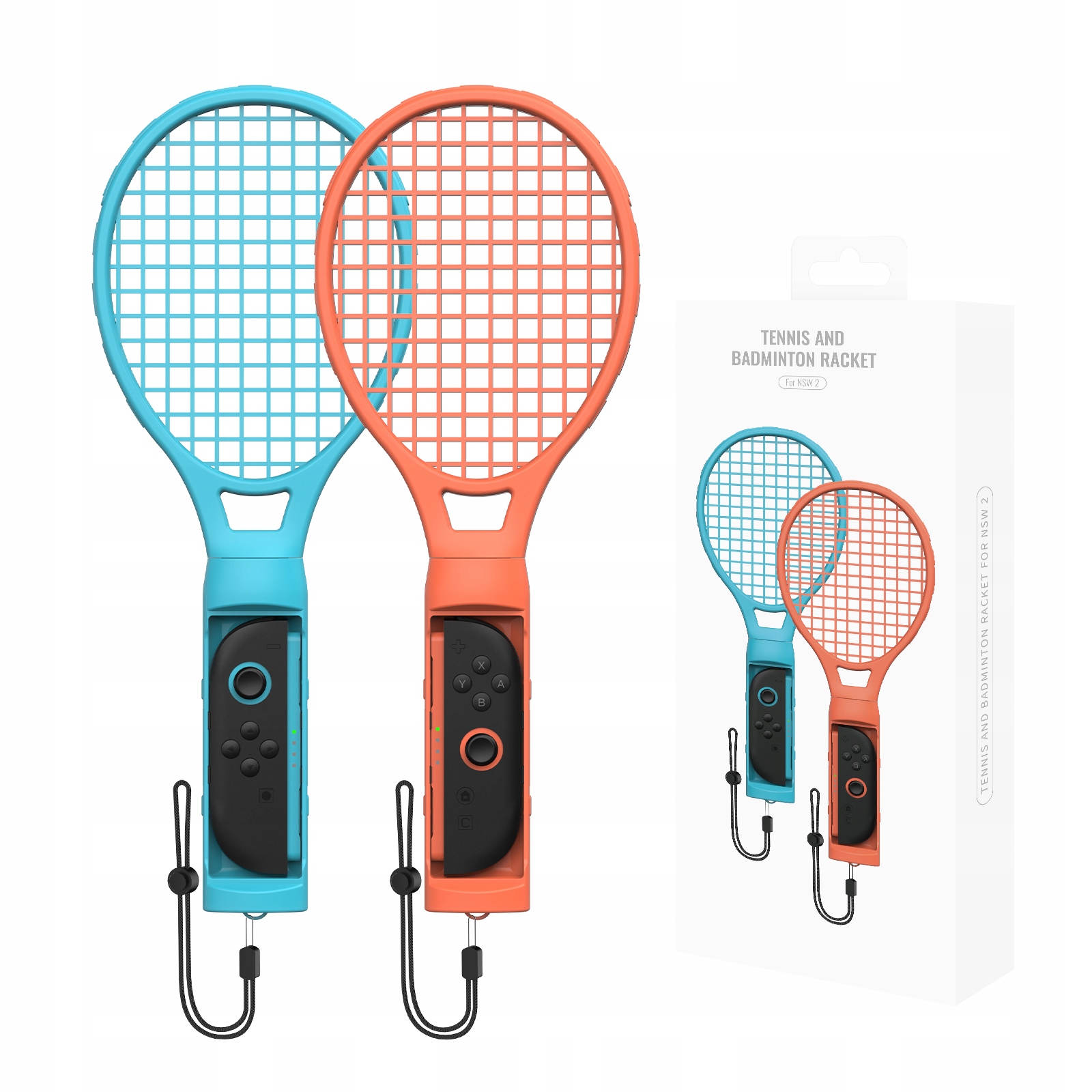 2x Rakieta Tenisowa Rakiety do Badmintona Tenis - Joy-Con Nintendo Switch 2