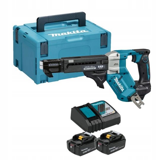Akumulatorowa wkrętarka do płyt G-k 2x5.0Ah 18V Makita DFR551RTJ