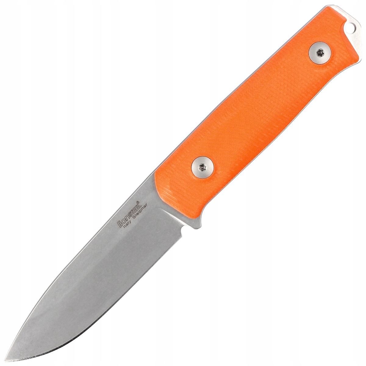 Nóż LionSteel Bushcraft Orange G10, Stone Washed Sleipner (B41 Gor)