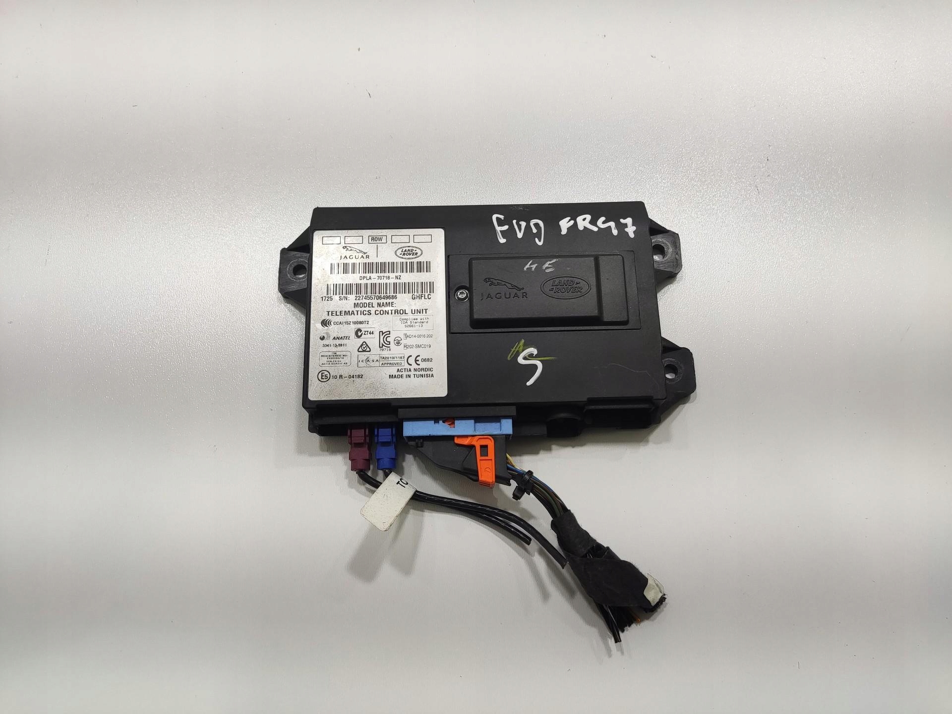 modulo Centralina TELEMATIC RANGE ROVER EVOQUE e L538 LIFT 15- DPLA-70718-NZ