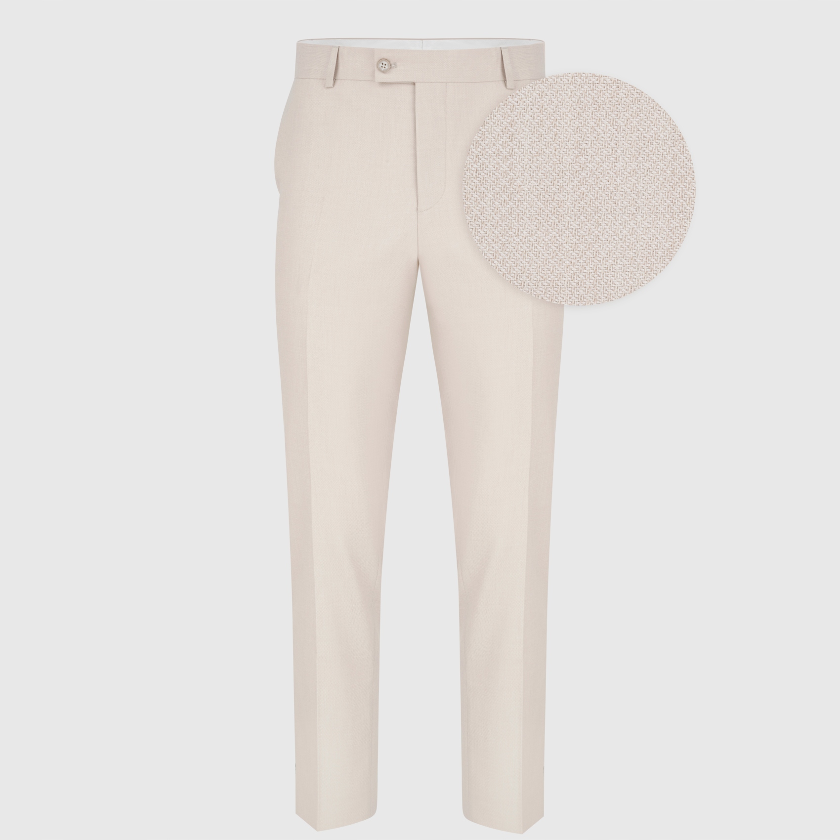 Béžové pánské oblekové kalhoty Pako Lorente vel 108/176