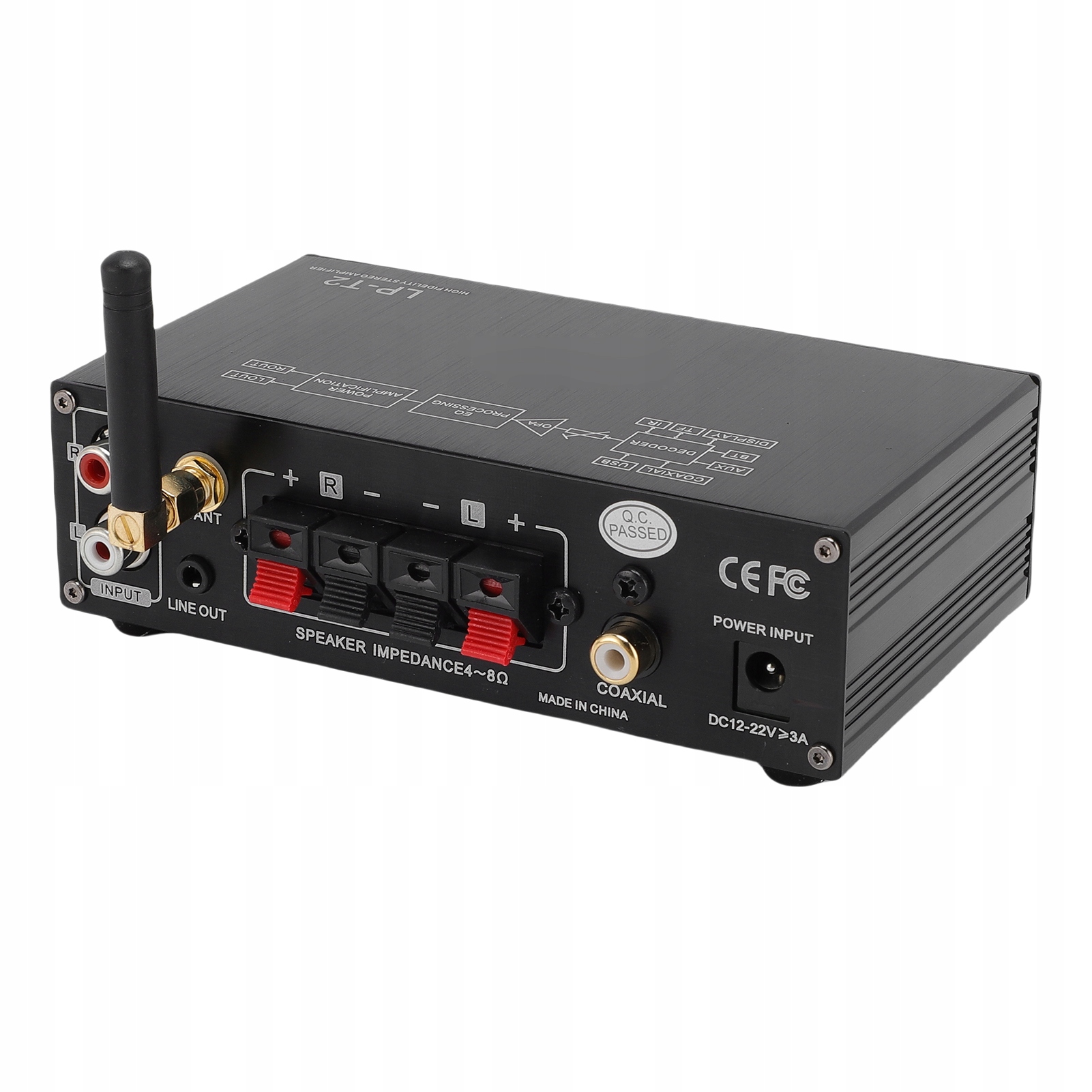 2.1 Kana Bluetooth 5.1 Wzmacniacz stereo Wzmacniacz HiFi Digital A6