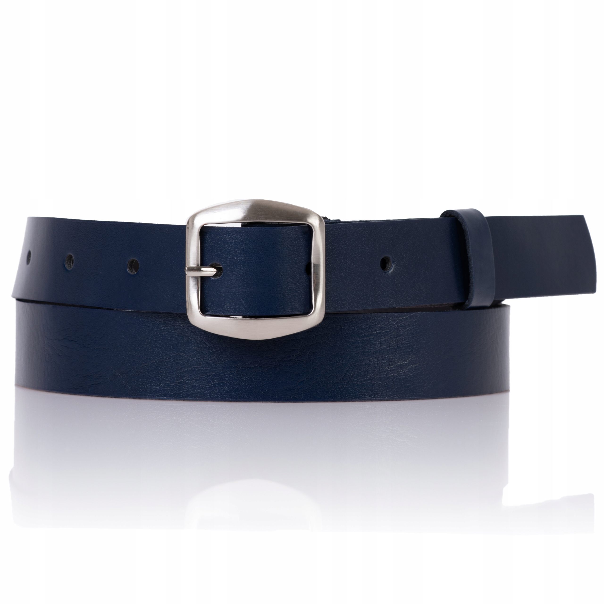 

Sepher Pasek skórzany Granat granatowy damski 85