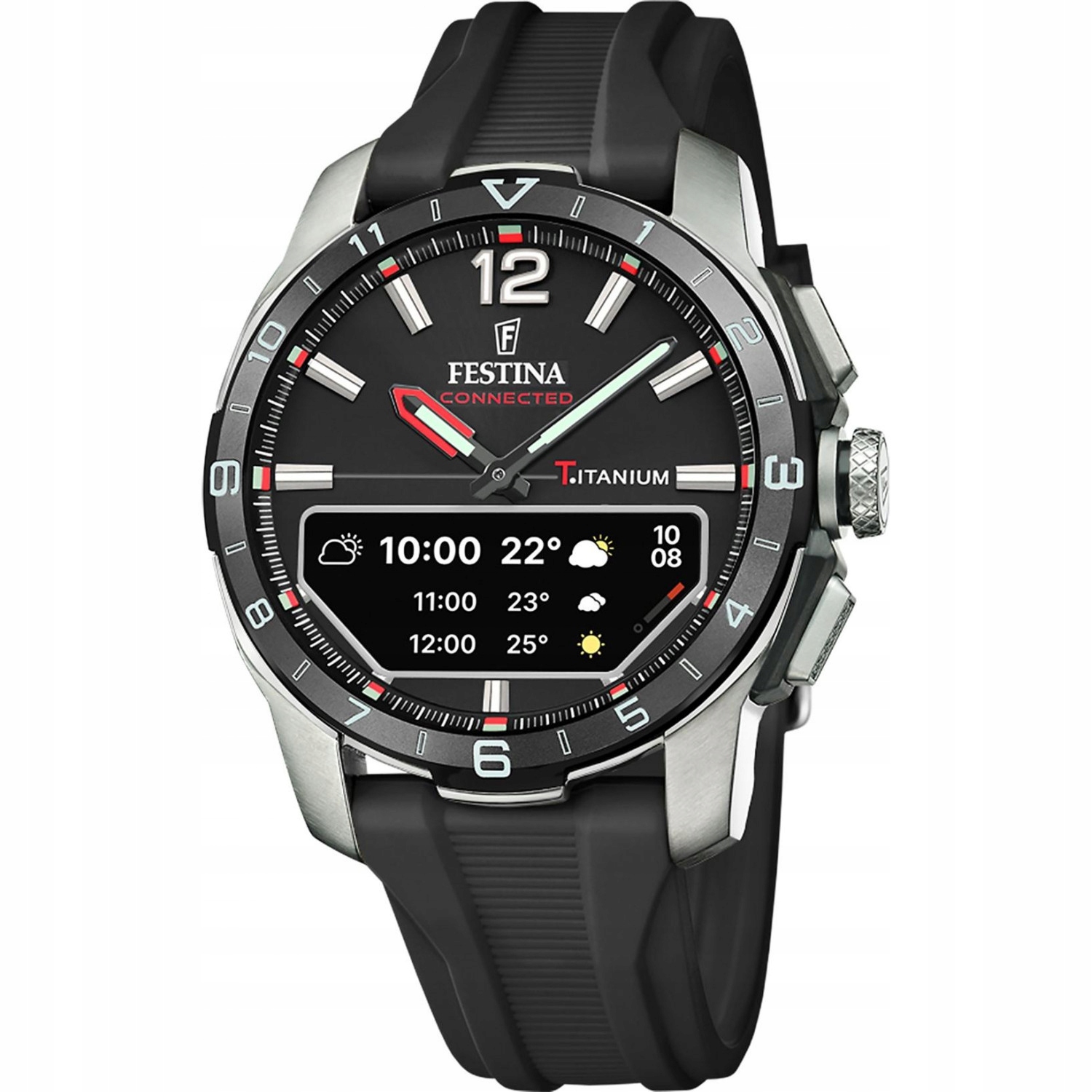 Hodinky Chytré Hodinky Pánské Festina F23000-4 černé