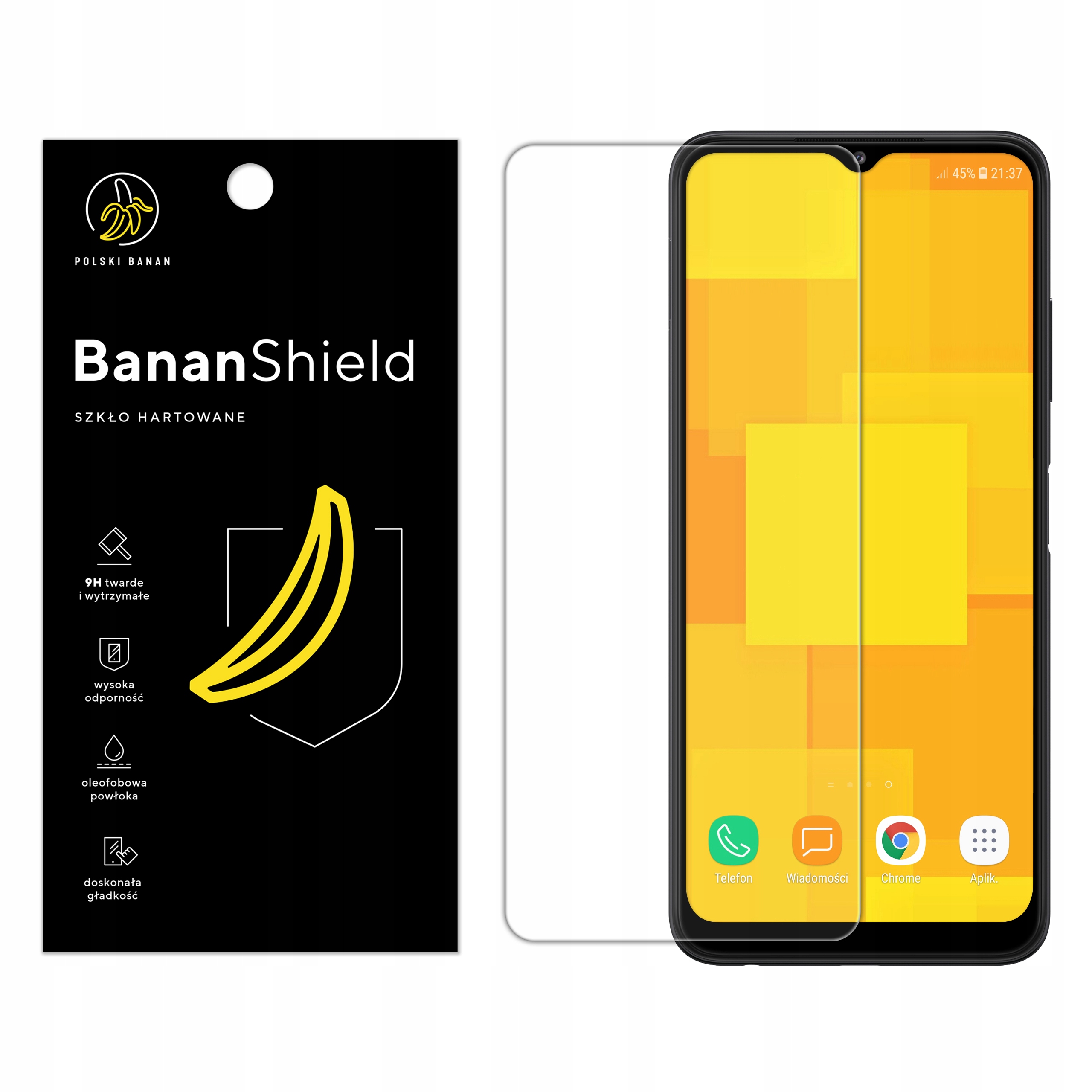 

Szkło Hartowane Polski Banan 9H do Samsung A22 5G