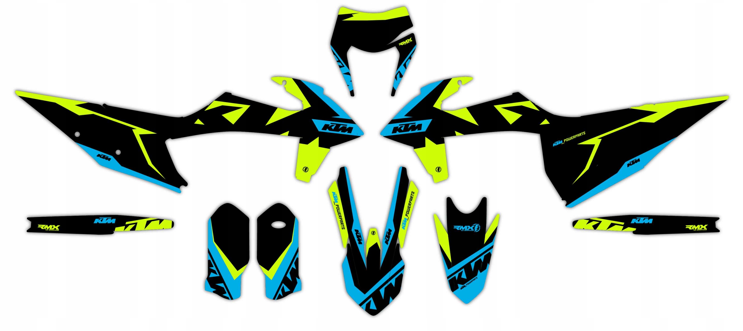 Dýha nálepky na motor Ktm Exc Exc-f Xc-w 2020 2021 2022