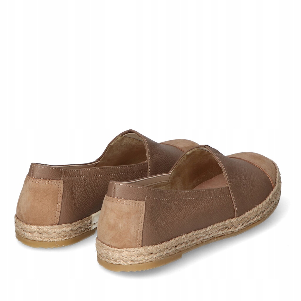 Espadryle Veronna 1040 Orzechowe Lico 37 Nosek okrągły