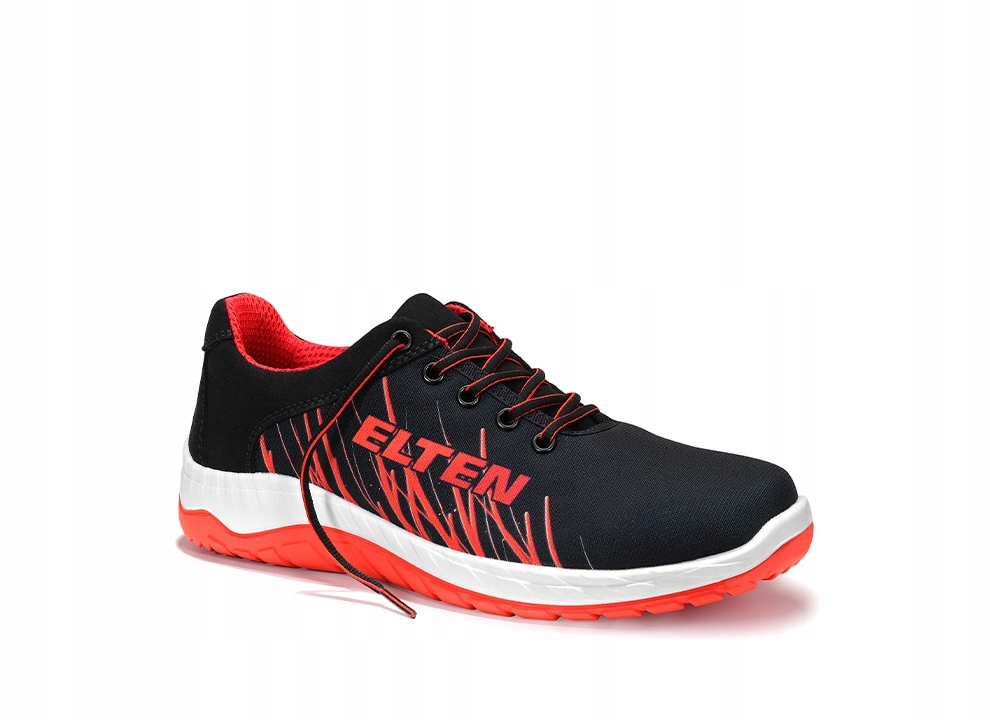 Pracovní polobotky Lana black-red Low Esd O1 974610-40