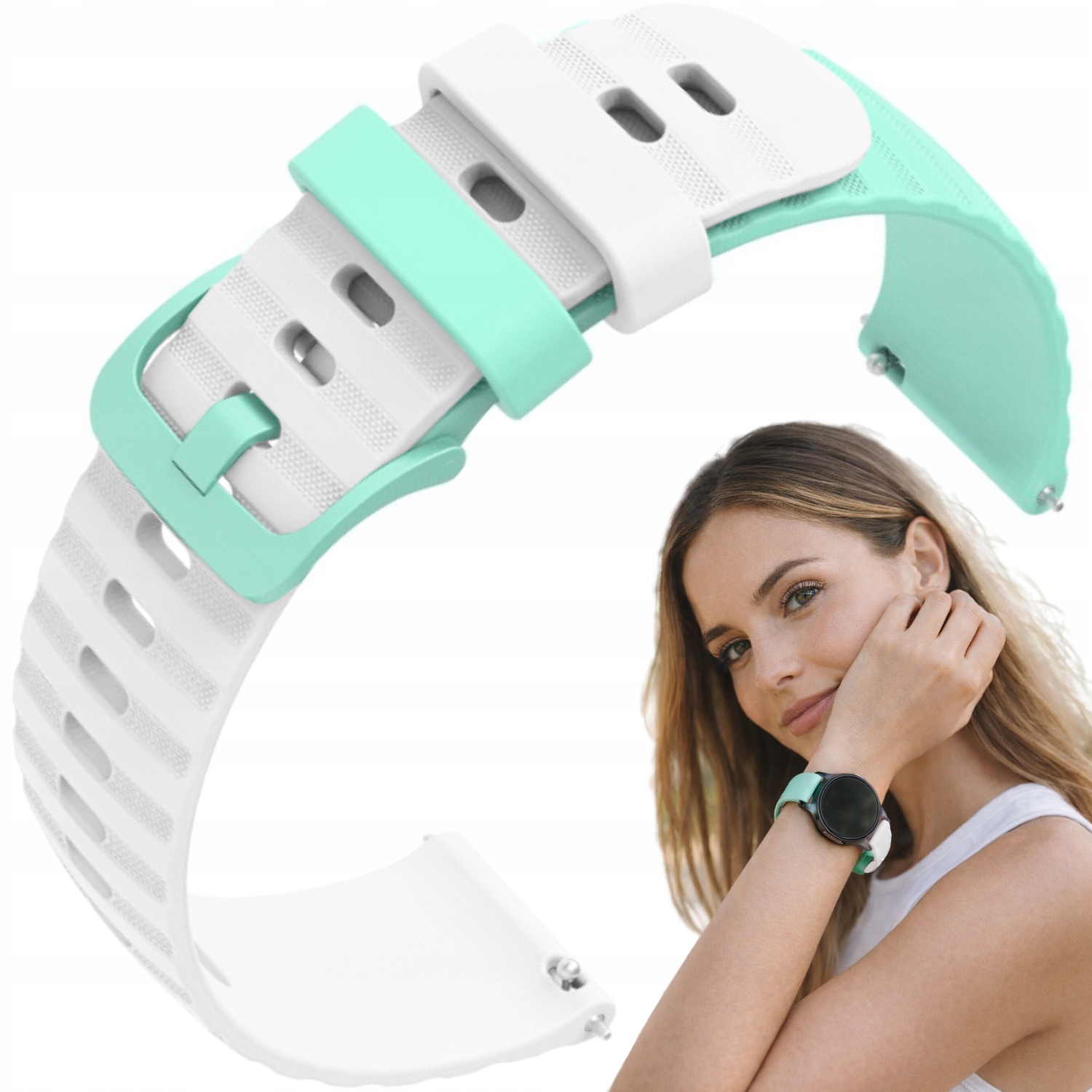 Pasek 22mm do smartwatch Amazfit Samsung Huawei Polar Garett Xiaomi Gt Gtr