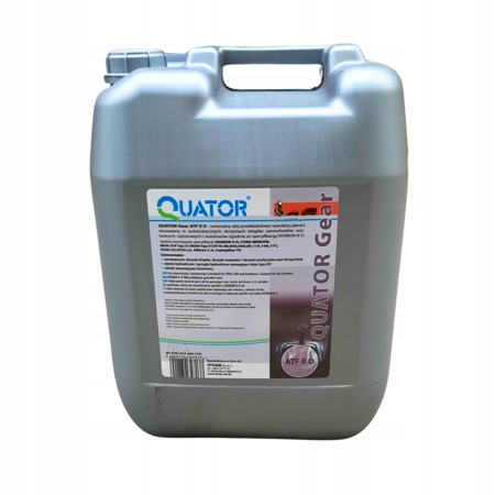 OLEJ QUATOR GEAR ATF II D 20L AUTOMATYCZNA SKRZYNINA BIEGÓW DEXRON IID