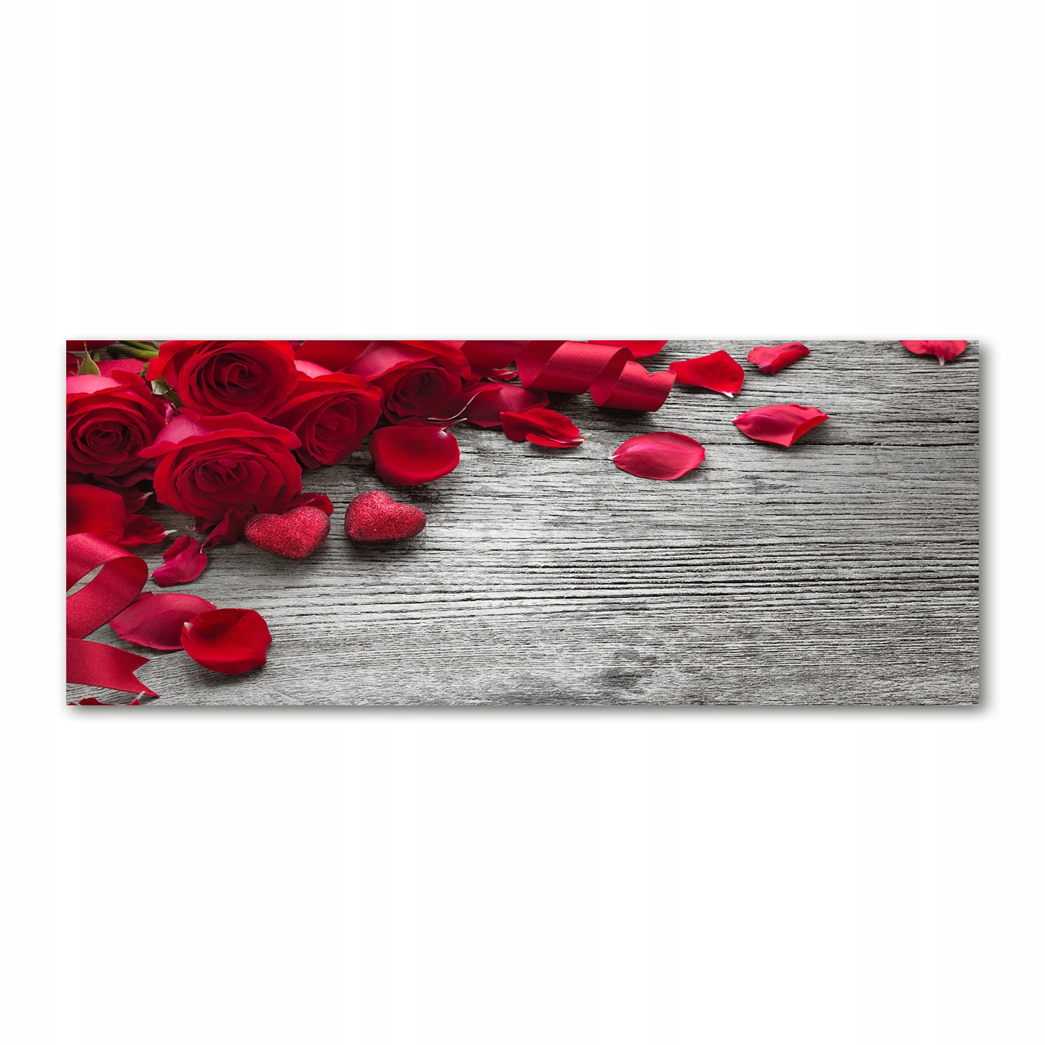 

Foto obraz akryl zdjęcie Czerwone róże 125x50 cm
