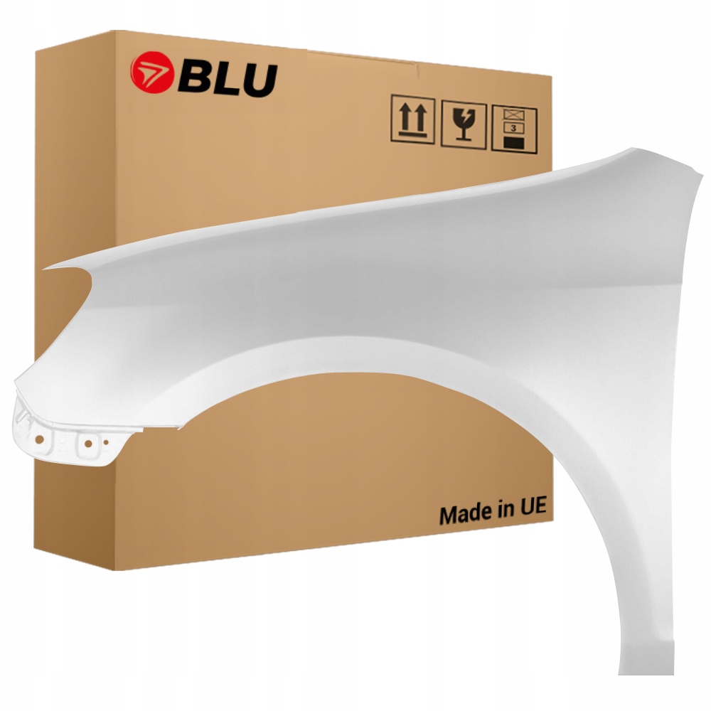 Blu Blatník Vw Golf VI 6 LC9A levý bílý 08-16 přední hatchback Pozink