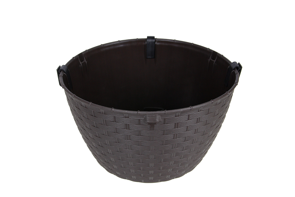 Doniczka wisząca RATOLLA HAK Z HAKIEM ogród DONICA brązowa DO OGRODU HAKI Marka Prosperplast