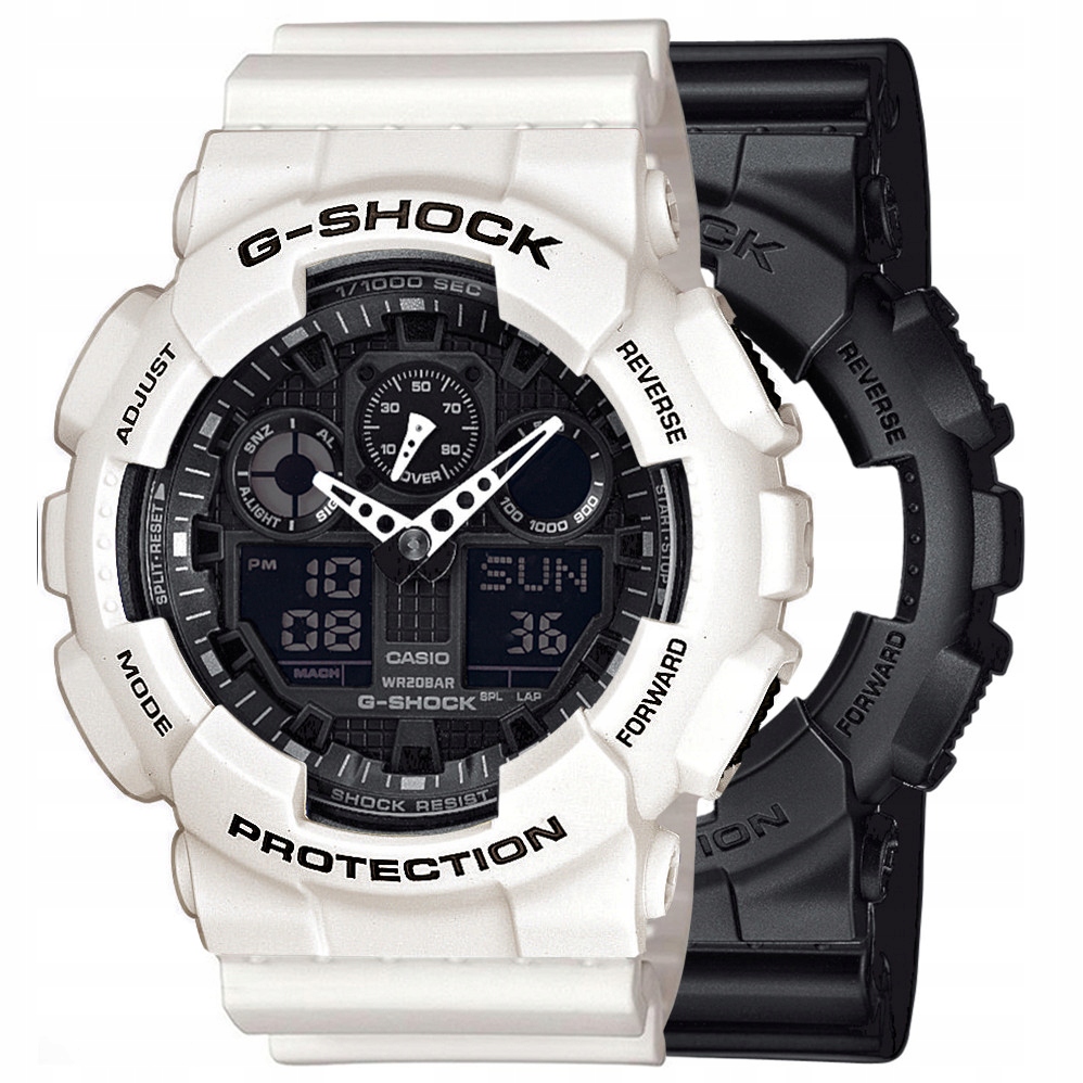 Sada G-shock GA-100-1A1ER Bílá