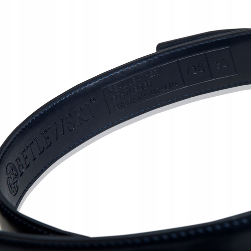 PASEK SKÓRZANY MĘSKI AUTOMAT KLAMRA PAS BETLEWSKI Długość bez klamry 125 cm