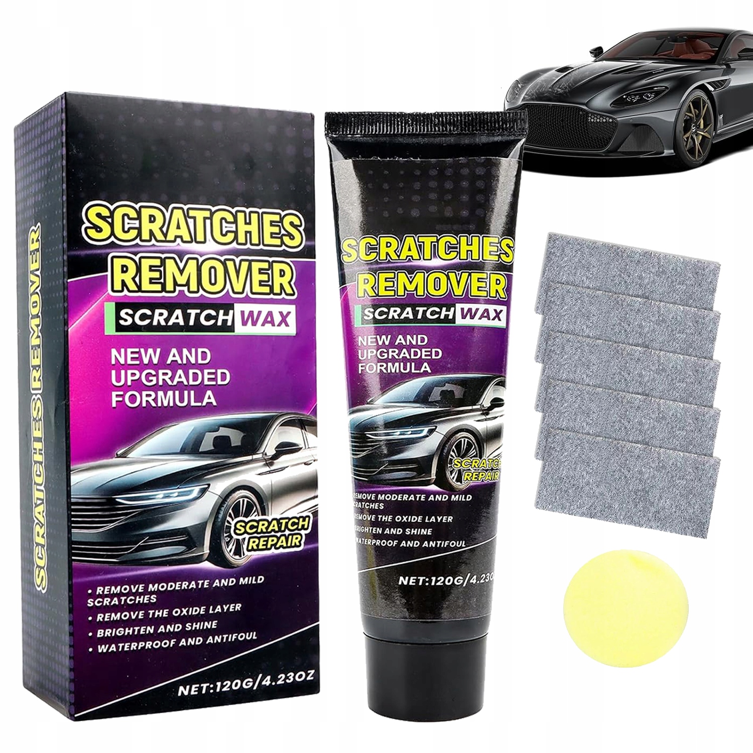 Auta Pasta Polerska Do Usuwania Rys Lakier Na Rysy Srebrna