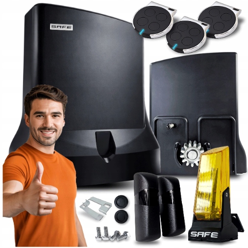 Set Pohon Pro Posuvnou Bránu lampa pohonu ovladače 800 kg automat Safe