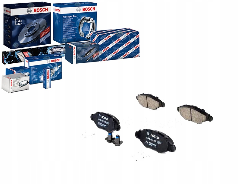 Brzdové Destičky Peugeot Přední 206 306 Bosch Asistent Kolize #34