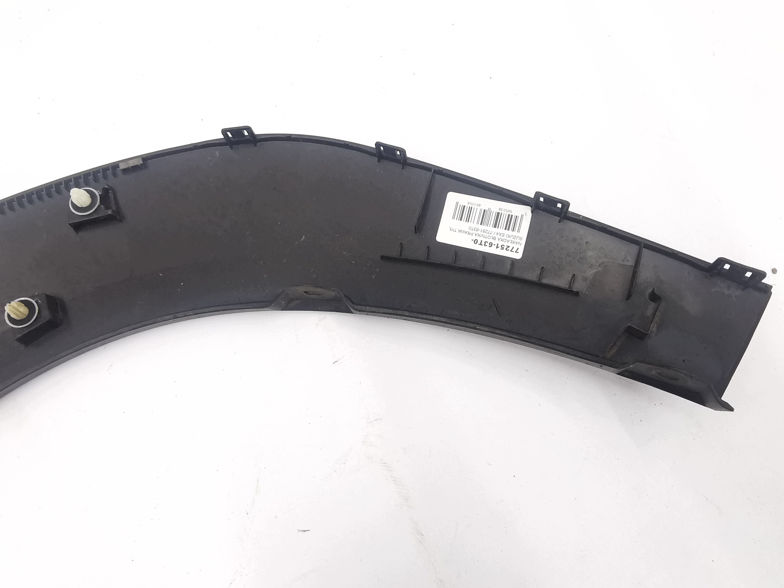 couverture aile droit arrière SUZUKI SX4 / 77251-63T0
