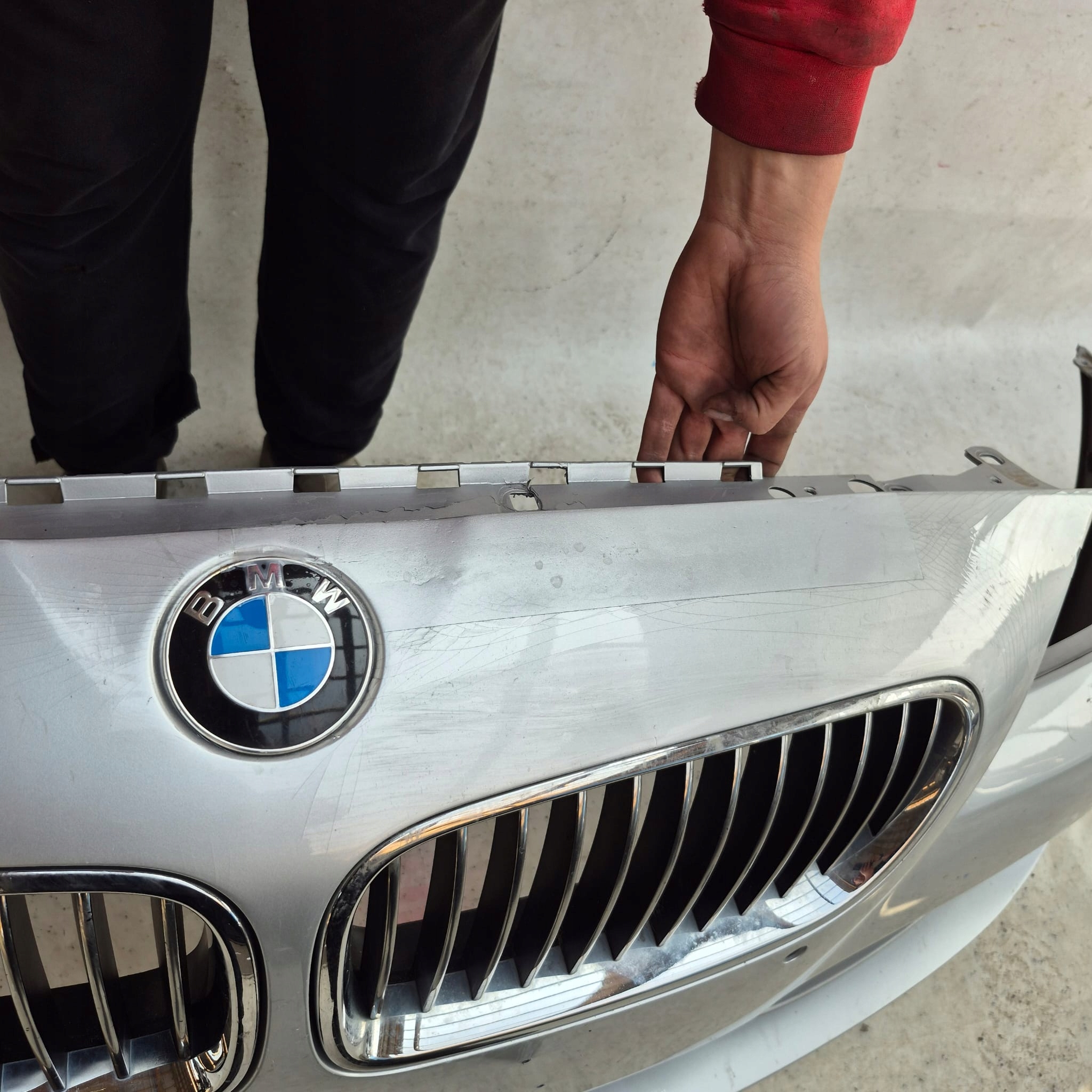 BMW 5 F10 F11 10-13 bumper front front washer PDC