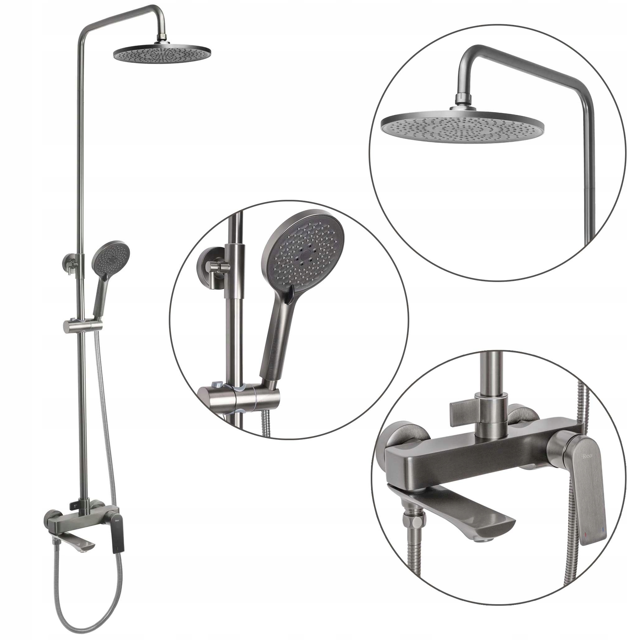 Sprchový set Rea Avalon Titan na omietku