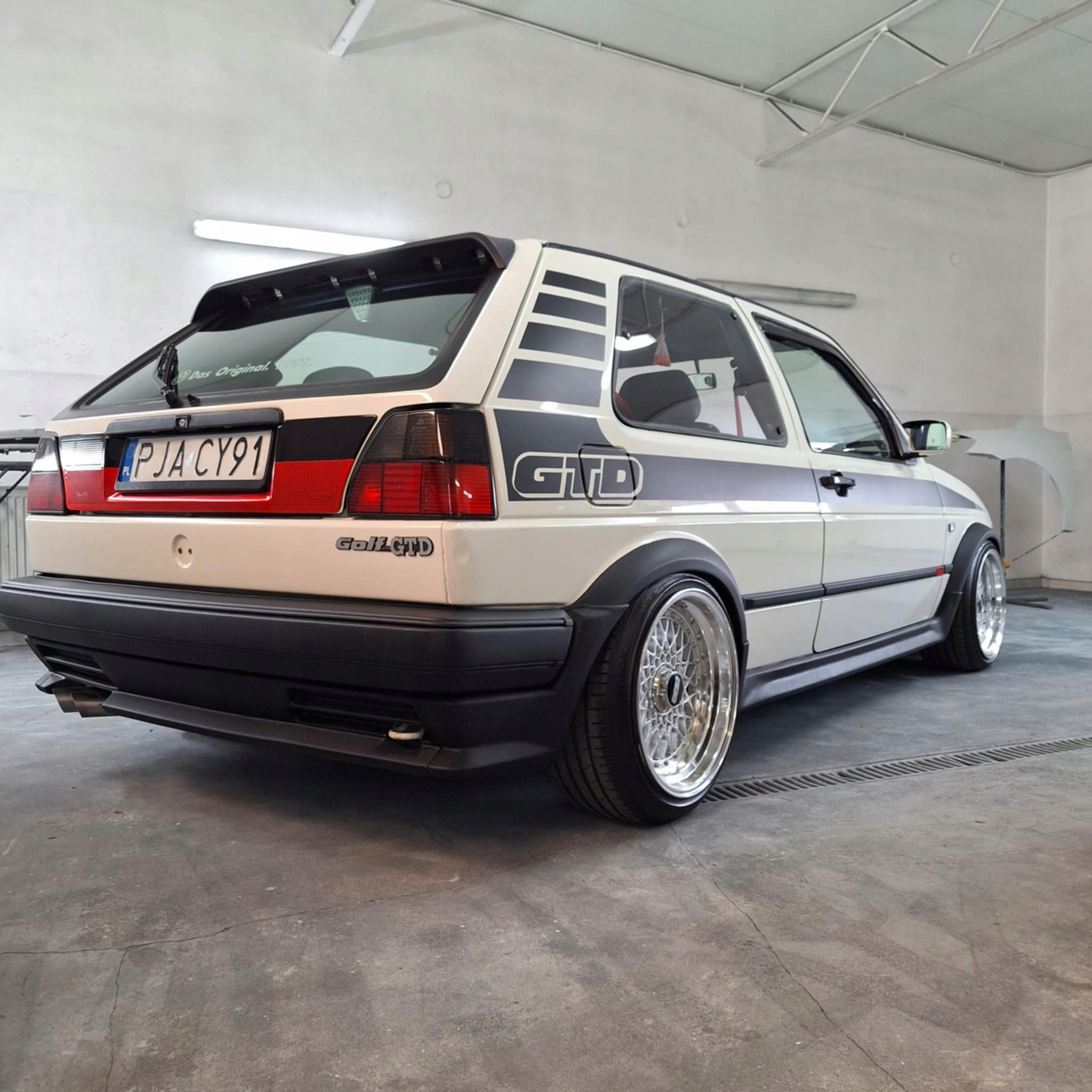 Samolepky na pásy na boku Golf mk2 *variant 4*