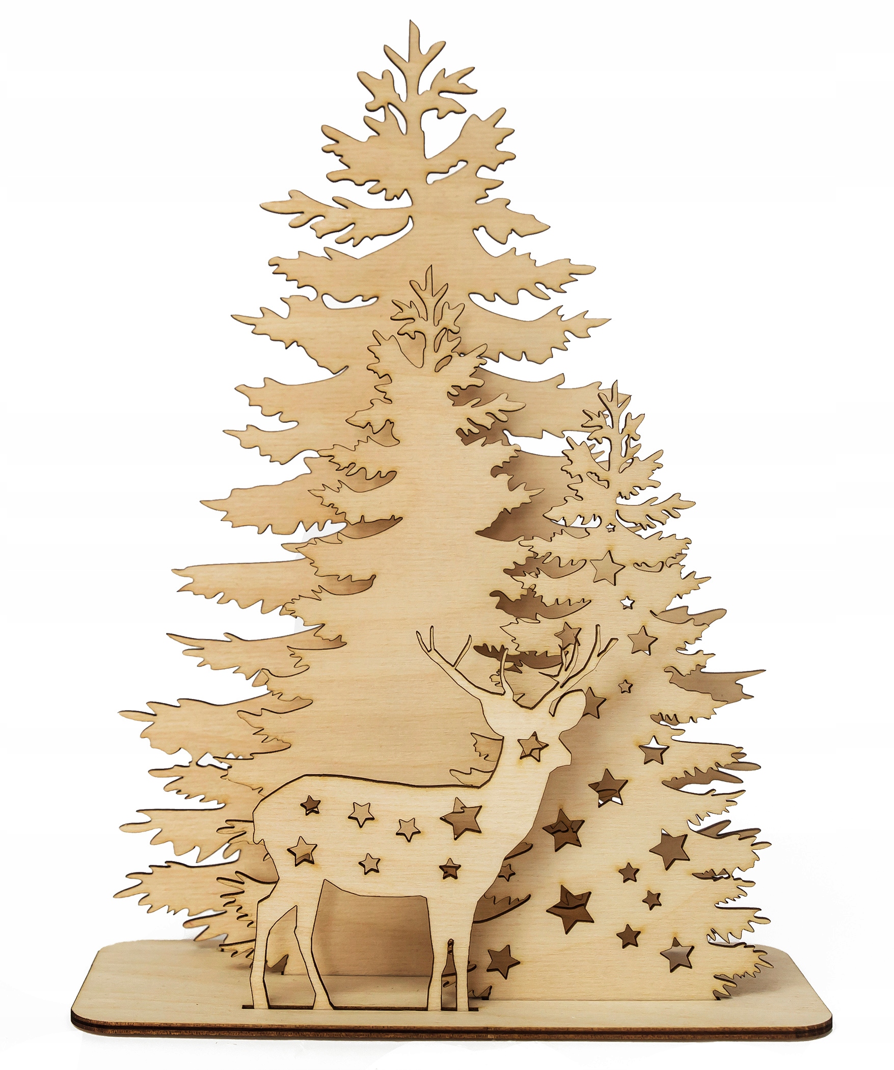 

Świąteczna Ozdoba Las Renifer Choinki Dekoracja